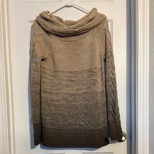The Limited Taupe Cowl Neck Sweater